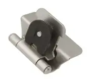 Hickory Hardware P5311-SN-10B Double Demountable Hinge - 1/4 Inch Overlay Sel...