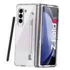 for Galaxy Z Fold 6 Case with S Pen Holder - Anti-Yellowing Slim Clear Case