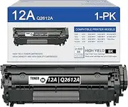 TAVICE 1x Q2612A 12A Toner Cartridge for HP 1020 3030 3050 3055 M1005 M1319F Printer