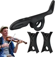 Comfortable Violin Grip Accessory - Adjustable Finger Position Trainer, Bow Support Aid | Play Assist Tool, Silicone Bow Alignment Function, Hand Form Helper Viola Learners, Youth String Lesson Class