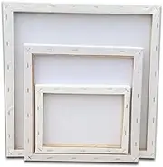 Operitacx Wood Artist Stretched Canvas Square Stretched Canvas Painting Canvas to Stretch Bamboo White Oil Painting Frame