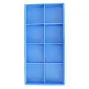 Watch Parts Organizer Plastic 8 Grids Storage Box Tool For Accessories Jewel CHW