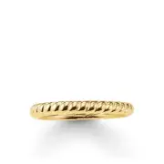 Genuine Thomas Sabo 20%OFF Yellow Gold Twisted Rope Ring Size 56 TR1978Y