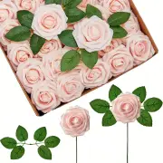 NNETM Pink Artificial Flowers Combo Box Set with Stems