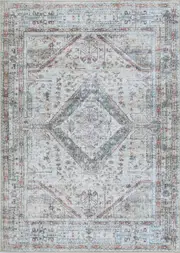 Sleek Multi Machine Washable Rug