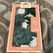 New Nib Sonix Clear Phone Case Palm Leaves For iPhone 15 Plus & iPhone 14 Plus
