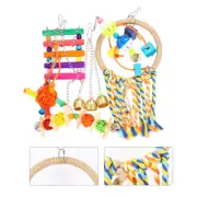 Bird Cage Accessories Parrot Chewing Toy Hanging Toys Muscle Strengthening