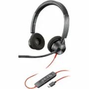 HP Poly 8X219AA Poly Blackwire 3320 Stereo USB-C Headset +USB-C/A Adapter