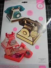 Tonic Studios Vintage Telephone Dies Set Holiday