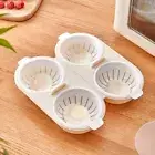 Plastic Microwave Egg Boiler 2/4 Cups Egg Cooker Hot Spring Egg