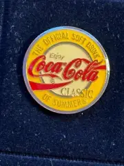 COCA-COLA OFFICIAL DRINK OF SUMMER CLASSIC LAPEL PIN COKE
