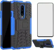 Phone Case for Oneplus 7 Pro with Tempered Glass Screen Protector Cover