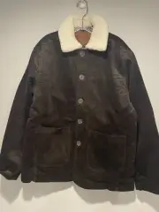 Mens Robert Graham Size large Corduroy Quilted Brown Barn Jacket NEW!