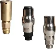 1Inch Full Brass and SS304 Material European yuzhu Foam Fountain Nozzle Water Fountain Heads Fountain Spray Equipment (Full Stainless steel1inch)