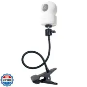 JoyHuaTrade Flexible Clip Clamp Mount with 360° Gimbal, Baby Monitor Stand wi