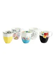 [Royal Albert] 1920 - 1960 100 Years Mug 400ml Set of 5 in Mixed