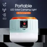 Solar Camping Light Lantern Portable LED Outdoor Tent Lamp USB Rechargeable AU