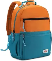 Toddler Kid Backpack,Vaschy Teen Boys Girls Lightweight Water Resistant Plain Color-block Kids Bookbag Daypack with Two Sizes