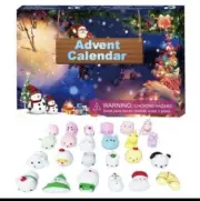 Squishy Mochi Advent Calendar Kids Christmas Countdown Toy