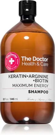 The Doctor Keratin + Arginine + Biotin Maximum Energy Keratin shampoo for stronger, shinier hair 946 ml