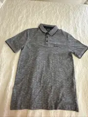 Ben Sherman Grey/Black Golf Polo (S)