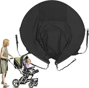 Iouyjiu Baby Stroller Sun Cover | Sun Protection Shade for Pram - Compact UV Block Stroller Awning for Walking Picnic Shopping Outing Daily Use