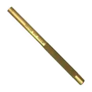 Wilde Tool Solid Brass Drift Pin Punch 3/8" x 6" Made in USA BP1232