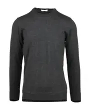 Round-neck pullover S Black