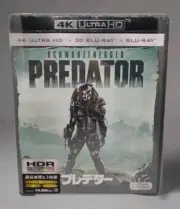Predator 4K UHD + 3D & 2D Bluray *NEW/SEALED* Schwarzenegger Jap Release