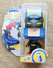 Fisher Price DC Super Friends Head Shifters Batman Figure & Batmobile Imaginext