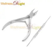 Ingrown Toe Nail File 2 Sided & Toenail Clippers Cutters Chiropody Podiatry Care