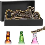 Unique Motorcycle Beer Bottle Opener， Men Vintage Motorcycle Bottle Opener, Fathers Day Gift Birthday for Him Dad Husband Grandpa Boyfriend