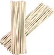 100Pcs Natural Rattan Aroma Diffuser Sticks for Essential Oils Fragrance Replacement Sticks for Aromatherapy Spa Meditation and Home Decor