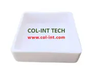 Alumina (99.3%) Spuare Sample Boat W100xL100xH60mm 500mL