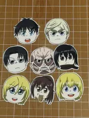 attack on titan stickers Waterproof Full Set 2”