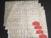 Opalhouse Cream Gold Geometric Placemats Set Of 4 2018 Target