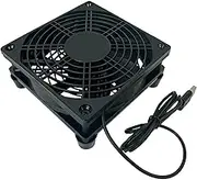 VTRETU Quiet USB Interface Cooling Fan,Used for Router Rack DIY Audio Video Network Cabinet Server Cooling Project and Equipment Workstation Xbox PS5 Cooling Accessories（120 * 120 * 25mm