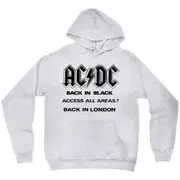 Hoodie - Back In Black Back In London Image Hoodie pure cotton