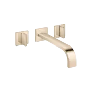 Dornbracht MEM Wall-mounted basin mixer w.out pop-up waste Champagne 36717782-47