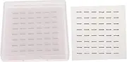 Sweatproof Self-adhesive Lash Strips 6mm Wide for Lash Extensions Reusable Glue Strips Natural Look 144 Pcs Box