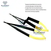 18cm Kamiyama Type Micro Scissors For Neurosurgery Straight,Bayonet Black