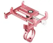 Bicycle & Motorcycle Phone Mount ，for iPhone X XR Xs 7s 8 Plus, Samsung S7/S6/Note5/4 GPS�?Mount 4 to 6.5 Inch(ROSE GOLD)