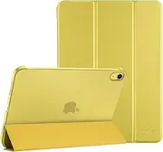 ProCase for iPad (A16) 11th Generation 11 Inch 2025/ iPad 10th Generation 10.9 Inch 2022 Case, Slim Smart Cover with Translucent Hard Shell Back, Supports Touch ID, Auto Wake/Sleep -Yellow