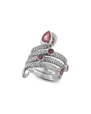 Samuel B Silver 1.15 ct. tw. Tourmaline Wrap Around Ring