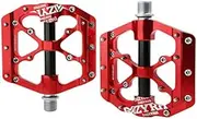 Bike Pedals,Aluminum Antiskid Durable Mountain Bike Pedals for Road BMX MTB Fixie Bikes Flat Bike,Alloy