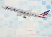 19CM American BOEING 777-300ER Passenger Airplane Diecast Aircraft Plane Model