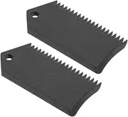 WOONEKY 1 Pair Surfboard Wax Cleaning Comb Stylish Carbon Texture Scraper Tool for Enhanced Surfboard Maintenance Easy to Use Wax Scraper for Improved Performance
