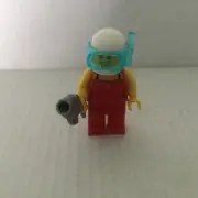 Official Lego Snorkler Woman with Fish Minifigure
