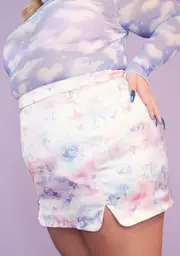 [Sugar Thrillz] She's On Cloud Nine Mini Skirt