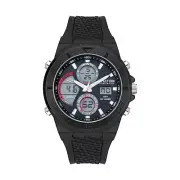 Kenneth Cole Reaction Men's Analog Digital Watch Silicone Strap KRWGP2651803